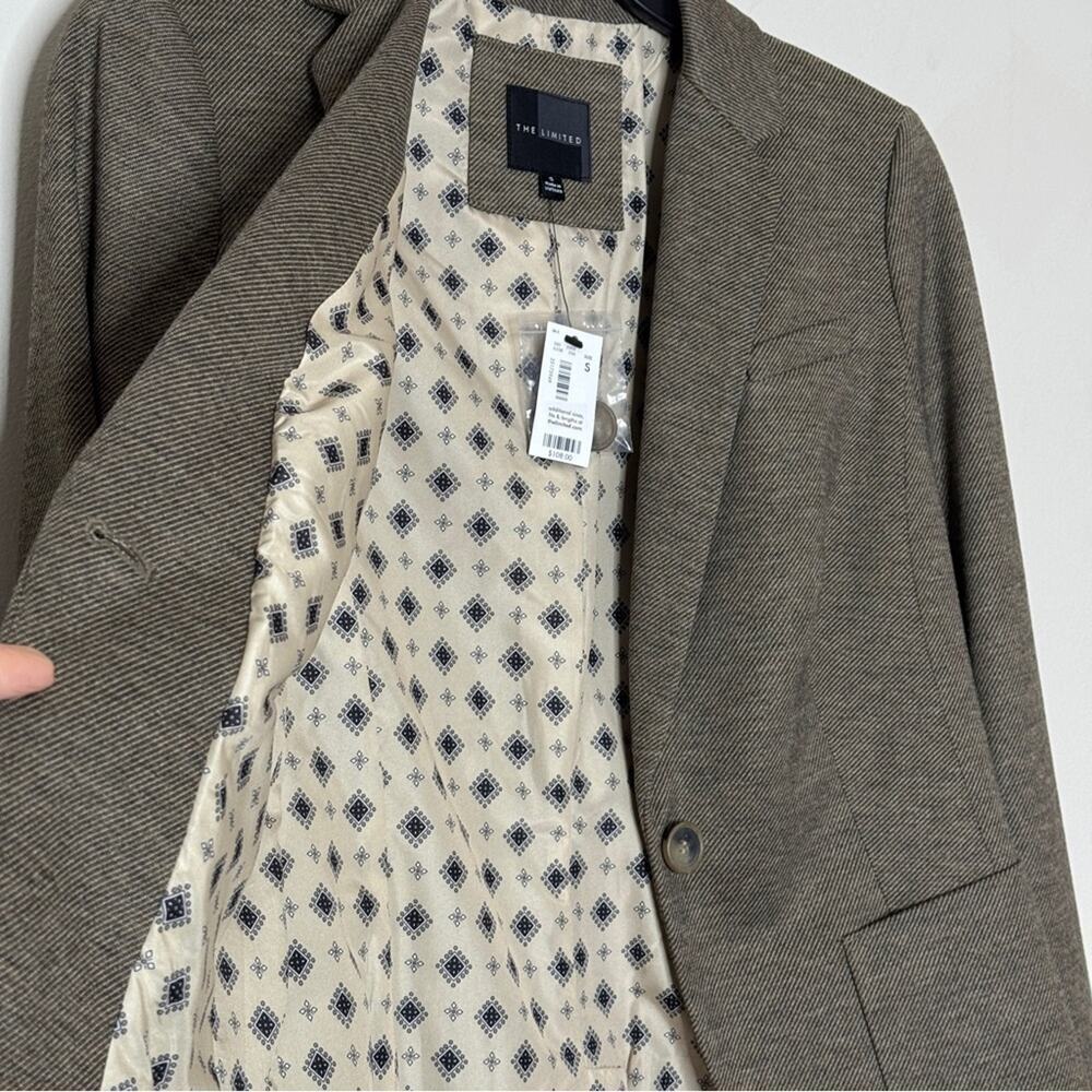 The Limited Brown Business Career Blazer NWT Size S - Picture 3 of 5